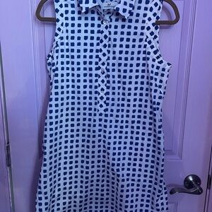 Vineyard Vines Pink and Blue Diamond-Print Blouse